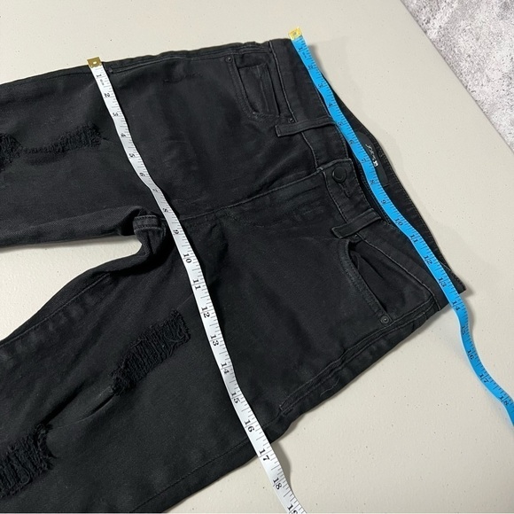 joe's Jeans Women's Finn Skinny Ankle Jean in Braelyn Distressed Raw Hem - Picture 11 of 12